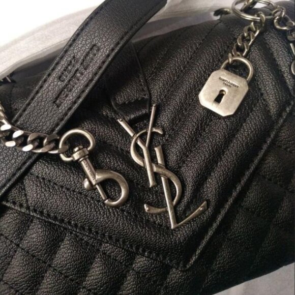 👑 New With Tags Yves Saint Laurent Large Envelope Two-way Bag - Picture 3 of 10